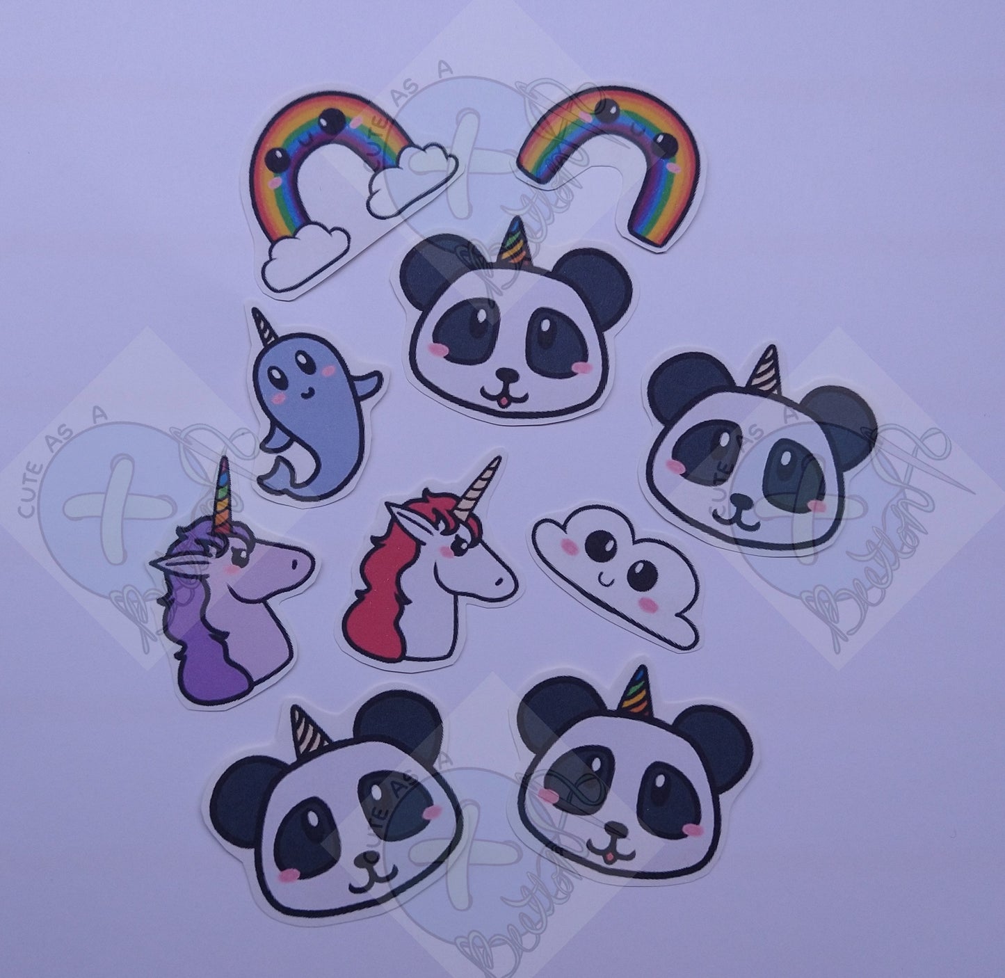 Sticker Set- Pandacorn