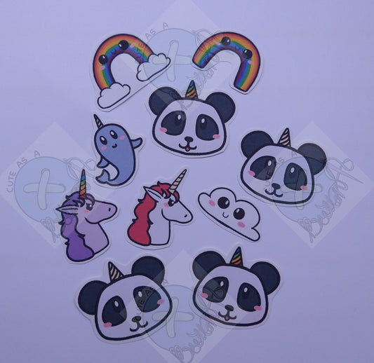 Sticker Set- Pandacorn