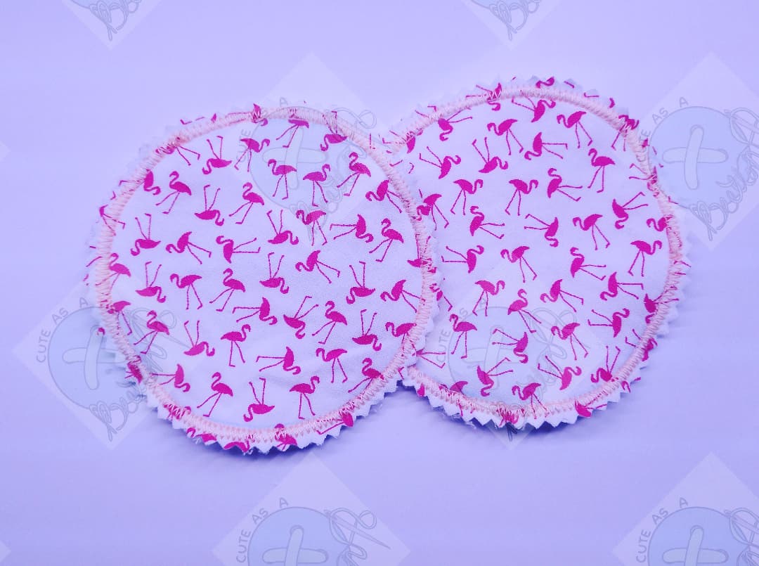 Flamingo Make-up Pads- Set of 2