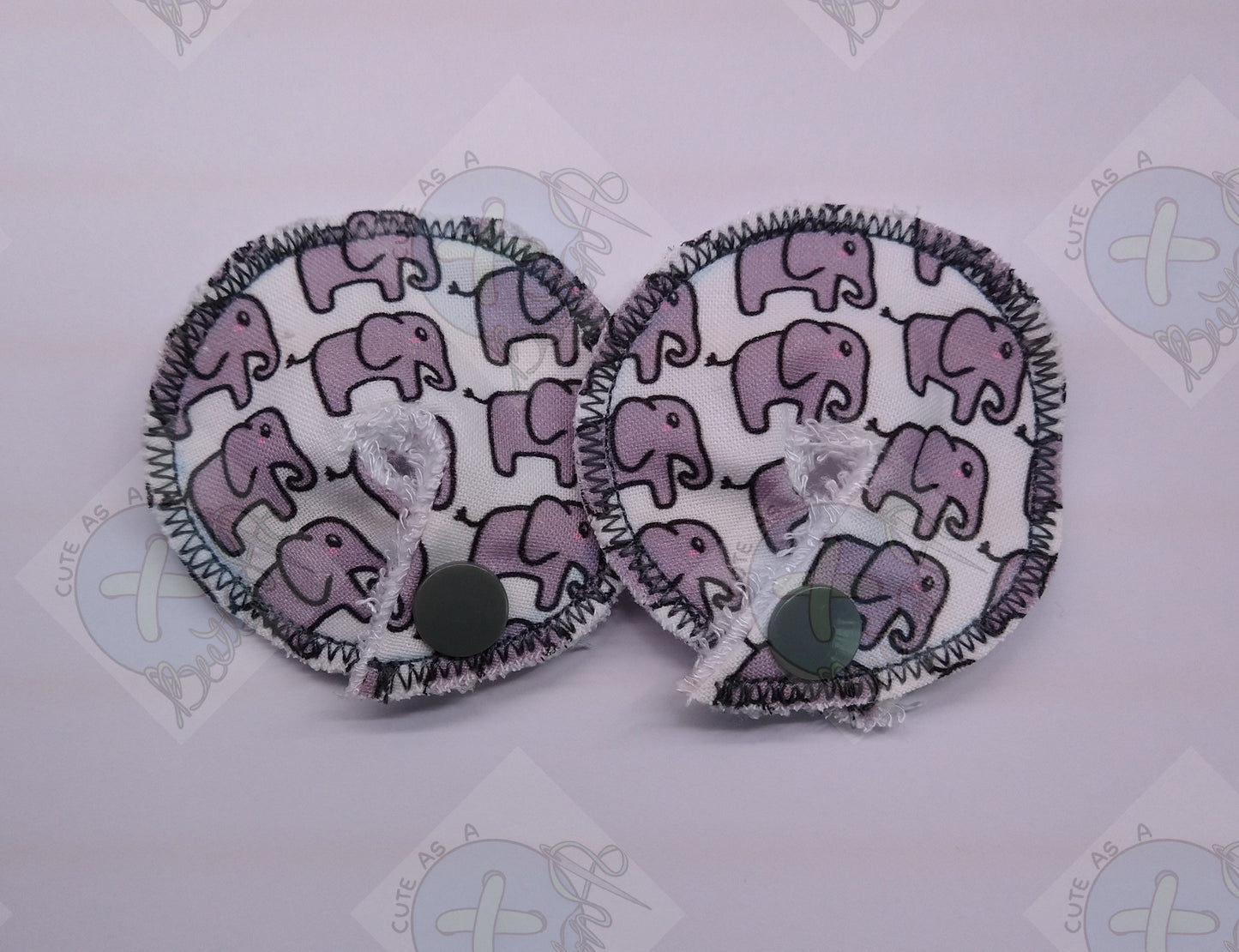 Elephants Tubie Pads- Set of 2