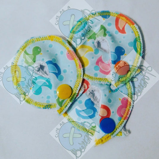 Rubber Ducks Tubie Pads- Set of 3