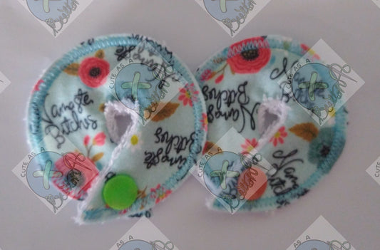 Sweary Namaste Tubie Pads- Set of 2