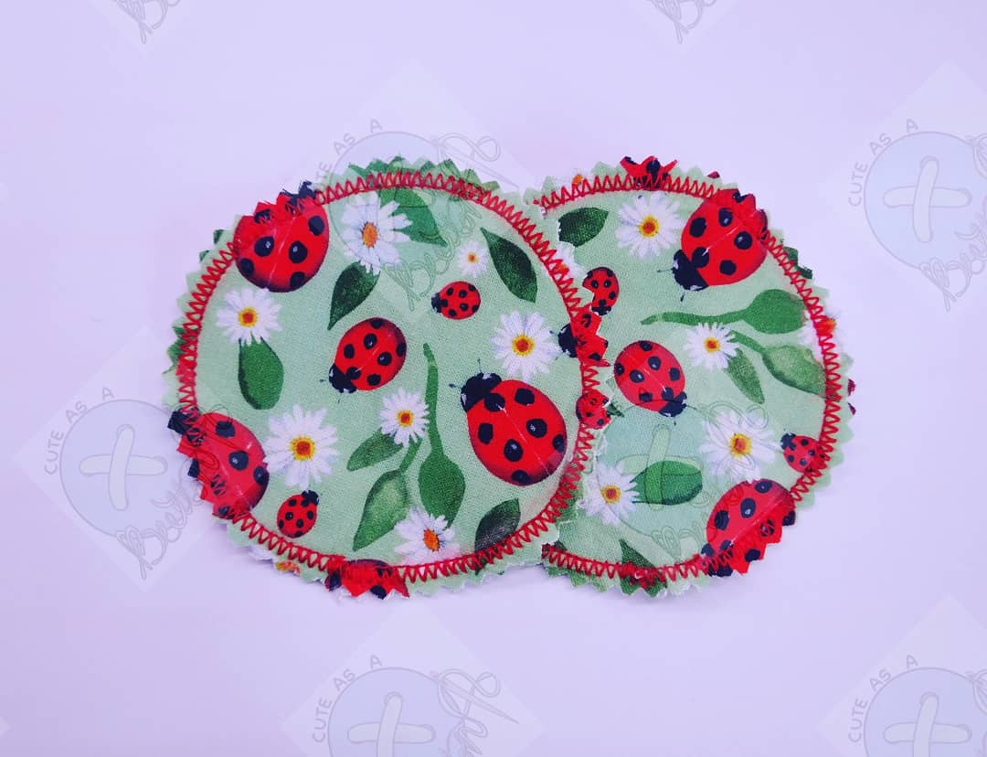 Ladybird Make-up Pads- Set of 2