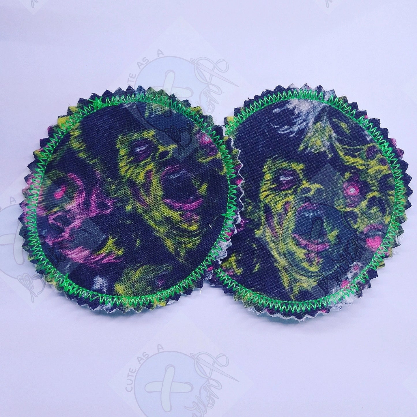 Zombie Make-up Pads- Set of 2