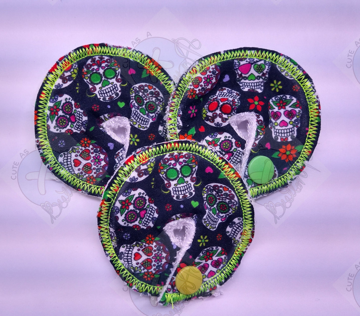 Skulls Tubie Pads- Set of 3