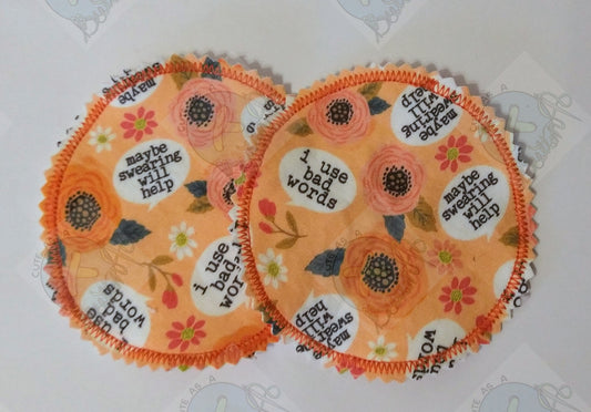 Bad Words Make-up Pads- Set of 2