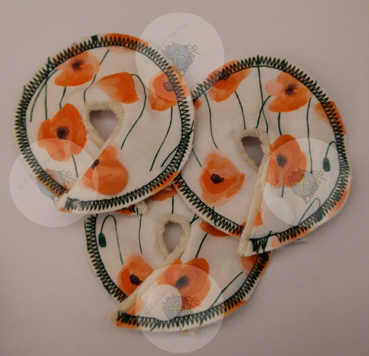 Poppies Tubie Pads- Set of 3