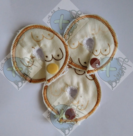 Boobies Tubie Pads- Set of 3