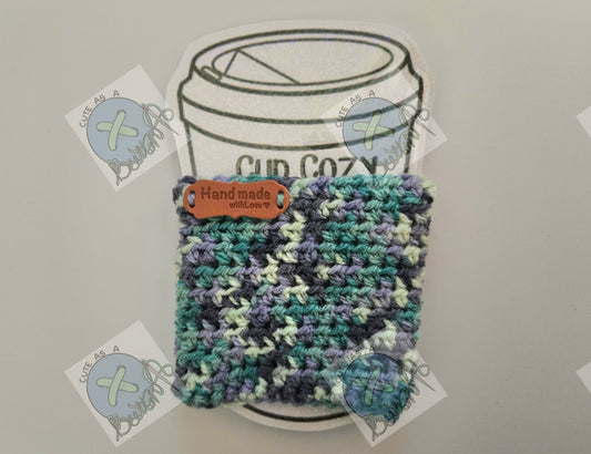 Blue Rainbow Cup Cozy