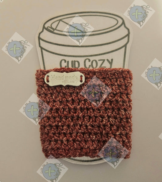 Red and White Speckle Cup Cozy