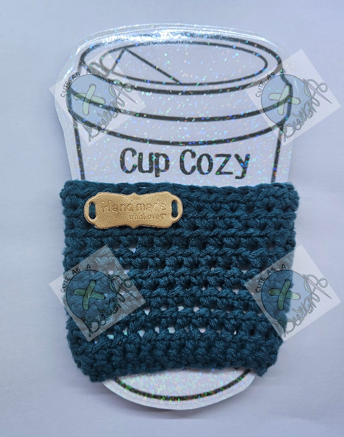 Teal Cup Cozy