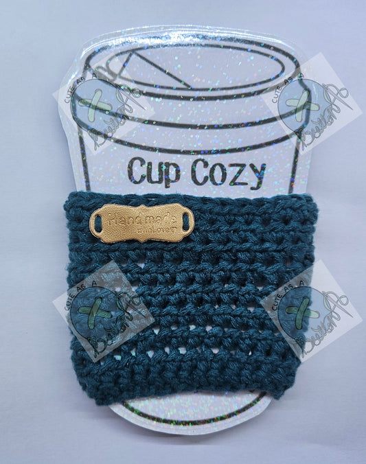 Teal Cup Cozy