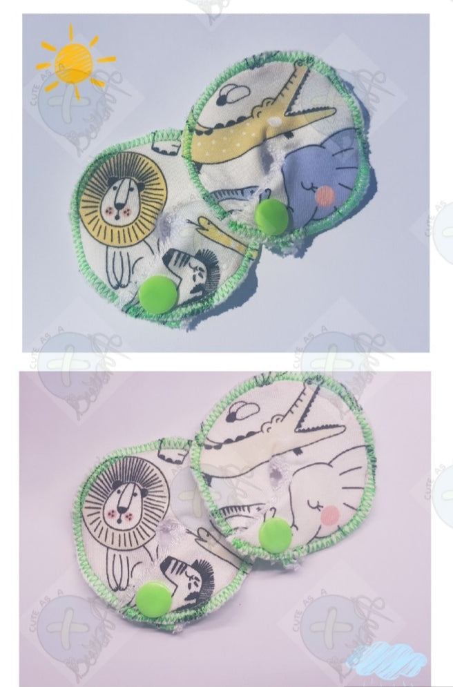 PEG tube/G tube/J tube/MICKEY button/SPC tubie pads Uv reactive Leopard print